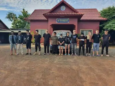 涉嫌企图从柬埔寨偷渡入境老挝 12名中国人被抓