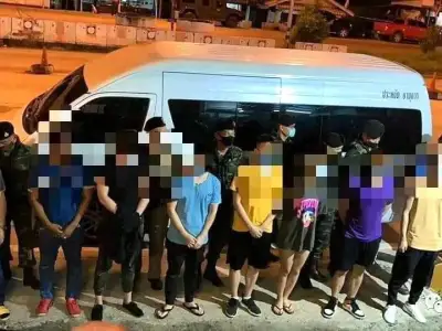 从缅甸妙瓦底偷渡前往泰国，6名中国人被抓获