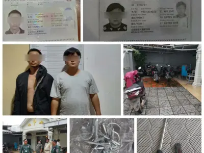 西港两中国男子涉嫌偷窃被捕