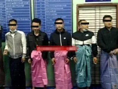 煞费苦心！多名中国人打“笼基”偷渡缅甸