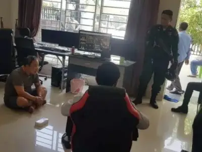 10名涉嫌网赌的外国人在金边被抓（7名中国人）
