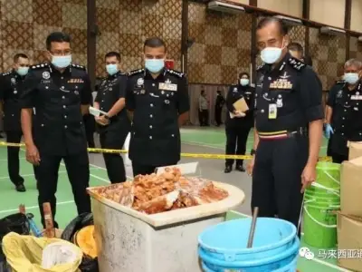 马来西亚警方侦破全国最大宗毒品案 逮捕15人缴获1.25亿元毒品和13辆豪车