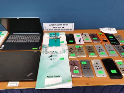 马来西亚警方捣毁一诈骗集团 20名中马男女落网