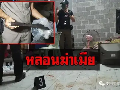 疑因吃醋，泰男把妻子砍死，捆手捆脚，抛尸池塘....