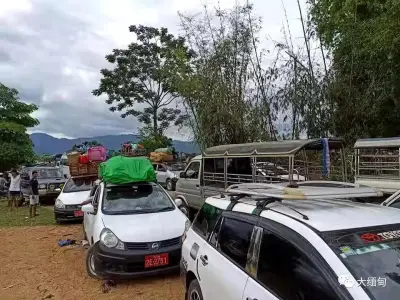 遭到炸弹袭击，缅甸霍彬-密支那大桥坍塌