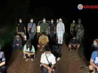 10名泰国人企图偷渡去柬埔寨波贝赌场工作被抓