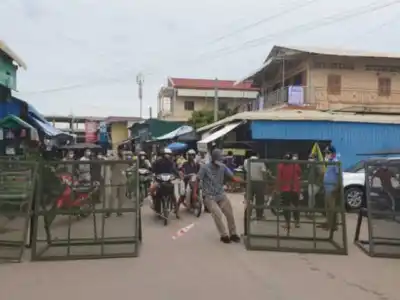 金边部分地区划为橙区