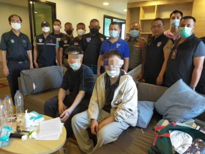 两名中国男子在泰国联合诈骗多位受害人被抓！
