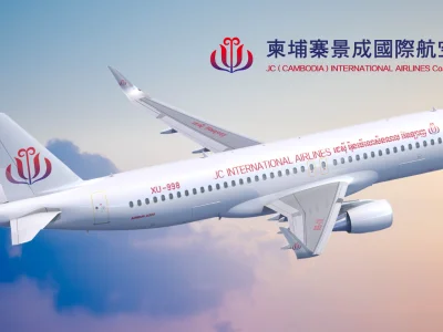 柬埔寨JC航空昨晚通知：取消7月所有金边-成都往返航班