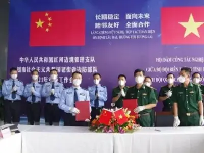 越南老街省与中国云南省加强边境管控 维护边境安全稳定