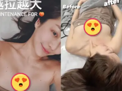 周焯华绯闻女友“衣不遮体” 雪白双球蹦出
