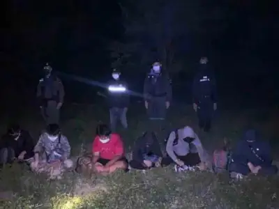 6名泰国人想偷渡到柬埔寨波贝赌场工作被捕