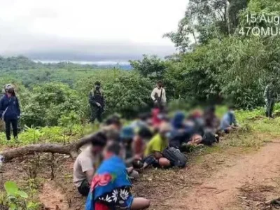58名缅甸人偷渡出境寻找工作机会，被边境巡逻人员抓获
