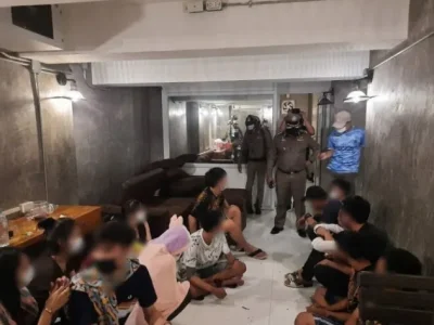 无惧疫情 泰国叻丕府36名青年男女聚众开毒趴被捕