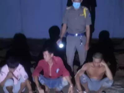 老挝万象站工地遭3越南人持刀偷窃