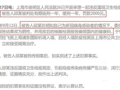 在菲感染新冠偷改核酸报告回国被判刑！生命和守法怎么选
