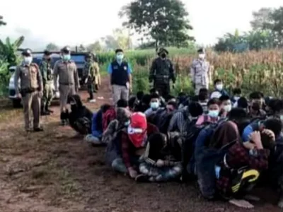 每人付2-3万泰铢费用偷渡泰国，缅甸籍58名男性和10名女性被抓、起诉