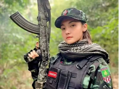 “我若牺牲，能见到我爸；我若还活着，能见到我妈”缅甸一名女战士说
