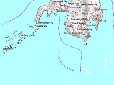 菲律宾萨兰加尼发生 5级地震