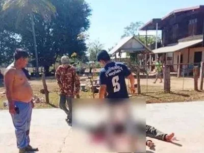 罪不至死？男子神中枪身亡！老挝沙湾拿吉警察开枪示警子弹落地反弹所致