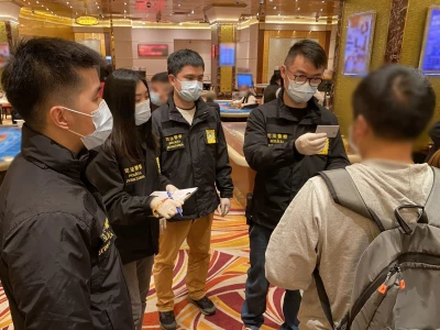 澳门司警“冬防行动”巡查多间赌场 截查128人 四人涉非法换币