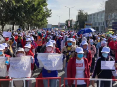 防止爆发奥密克戎疫情，金边政府要求金界赌场员工停止抗议活动！