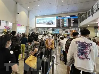 2月4日越南胡志明市新山一国际机场客流量创新纪录