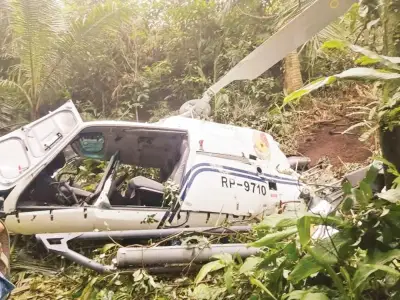 菲国警直升机坠毁 酿1死2伤