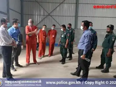 柬埔寨一制毒窝点被警方突袭 3名中国男子落网