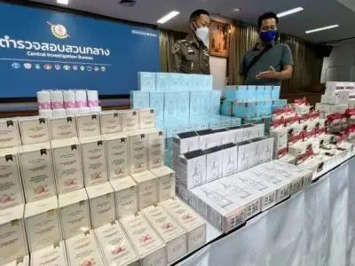 警方捣毁3个华人售卖假冒化妆品窝点！