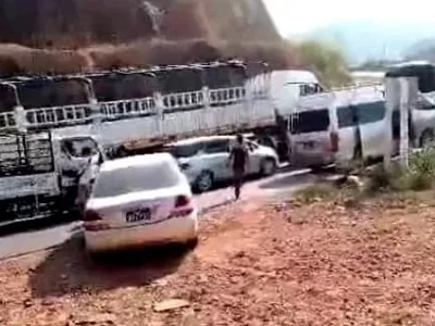 快跑！克伦民族解放军封锁高加力-妙瓦底公路，或将爆发更大战事