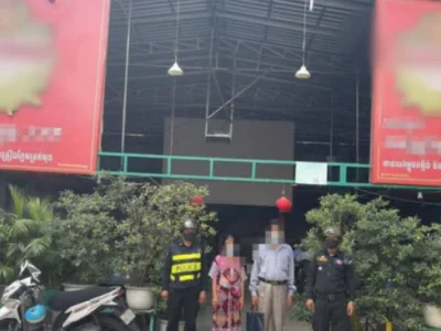 网传金边某餐厅暗藏网赌，警方立即带队突查！