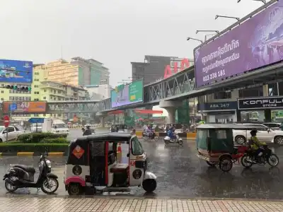 柬埔寨4月27日至5月3日将有雷雨天气