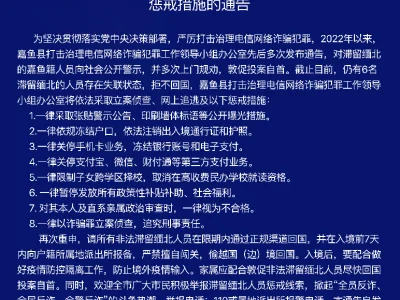 注销！冻结！滞留缅北拒不回国，湖北嘉鱼6人被惩戒（附名单）