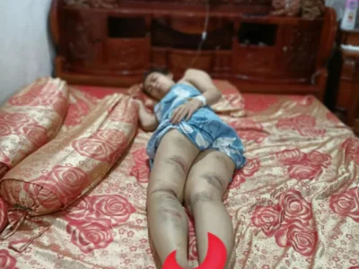 西港一女子遭暴力伤痕累累，母亲网上曝光请求省长主持正义
