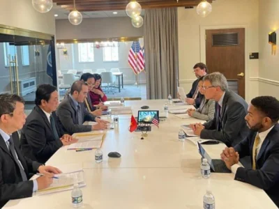 越美农企对接座谈会在美国华盛顿举行