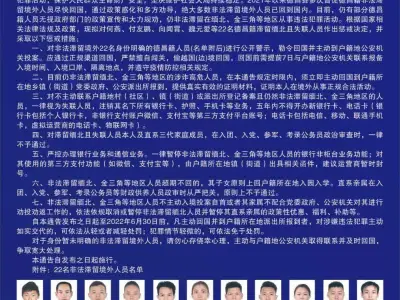 关于敦促劝返四川德昌籍非法滞留缅北、金三角等地区人员回国的通告