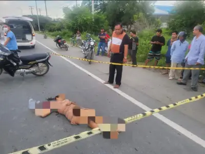 柬埔寨某公路惊现女尸，疑被谋杀！