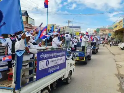 乡选竞选最后一天，3大政党将在金边游行
