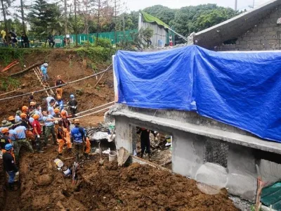 突发！菲律宾大雅台市一建筑工地倒塌，多人被活埋，5人死亡1人失踪！