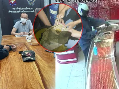 泰国一大学生没钱种大麻，装残疾人持假枪打劫金店被捕...