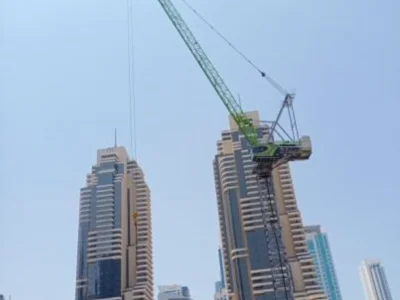 中企承建的全球最高酒店类建筑迪拜蓝天酒店封顶
