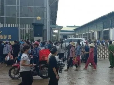 越南又发生一起大罢工事件，近2500工人集体停工，要求加钱！