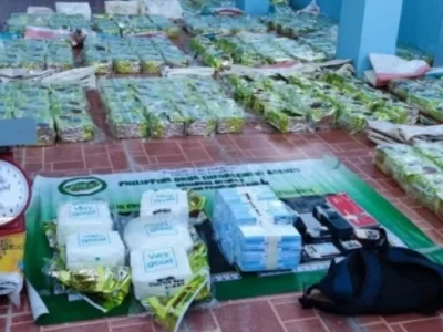 菲律宾缉毒署缉获400公斤毒品 逮捕1中国人5菲同伙