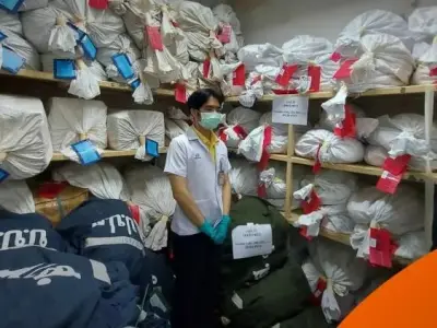泰国肃毒委向食药监局移交13吨冰毒 本月30日集中焚毁