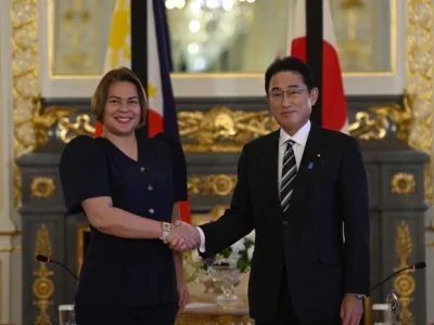 菲律宾副总统萨拉前往日本参加安倍晋三国葬