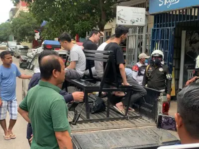 金边一网吧涉嫌网赌，7名中国人被捕