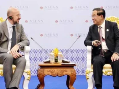 洪森与欧洲理事会主席讨论双边合作关系！