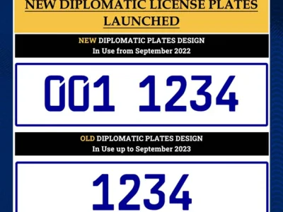 推出菲外交官的新车牌设计