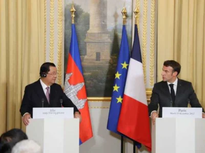 洪森总理祝愿法国队夺得世界杯冠军